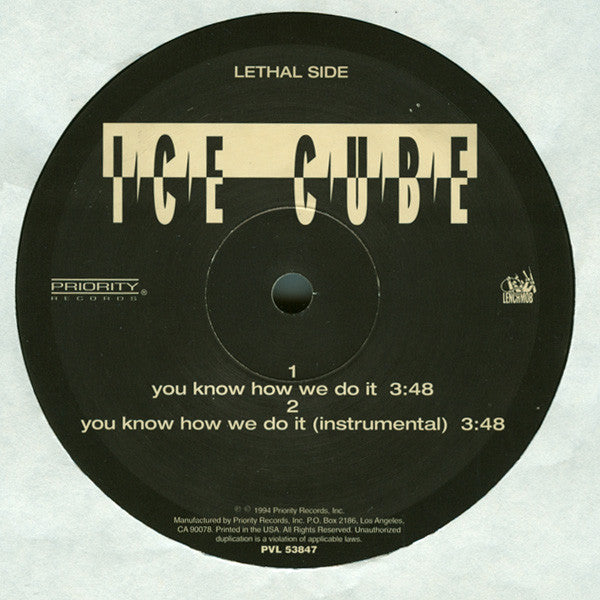 Ice Cube : You Know How We Do It (12")