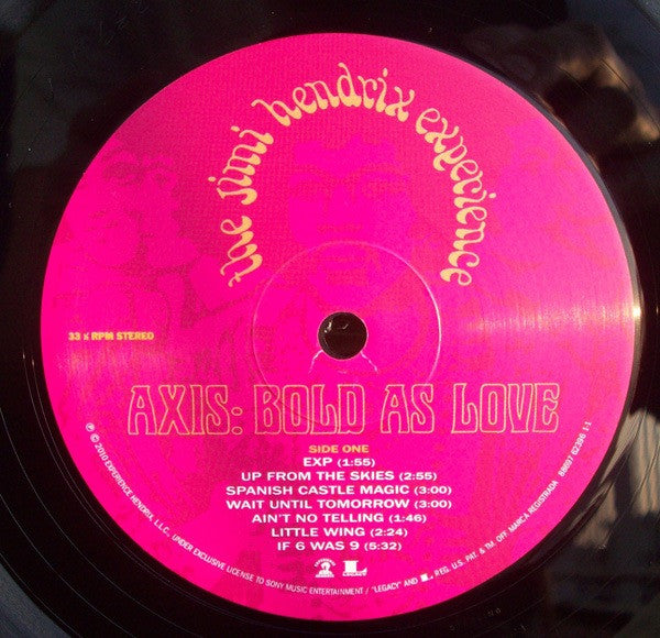 The Jimi Hendrix Experience : Axis: Bold As Love (LP, Album, RE, RM, 180)