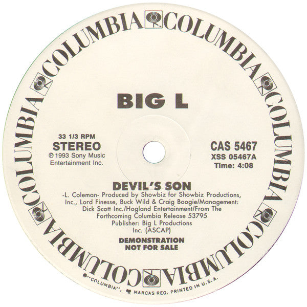 Big L : Devil's Son (12", Promo)