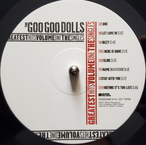 Goo Goo Dolls : The Goo Goo Dolls Greatest Hits Volume One The Singles (LP, Album, Comp)