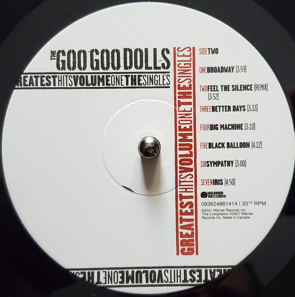 Goo Goo Dolls : The Goo Goo Dolls Greatest Hits Volume One The Singles (LP, Album, Comp)