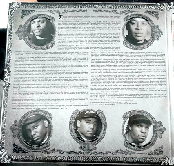 N.W.A. : Straight Outta Compton (20th Anniversary Edition) (2xLP, Album, RE, RM, 180)