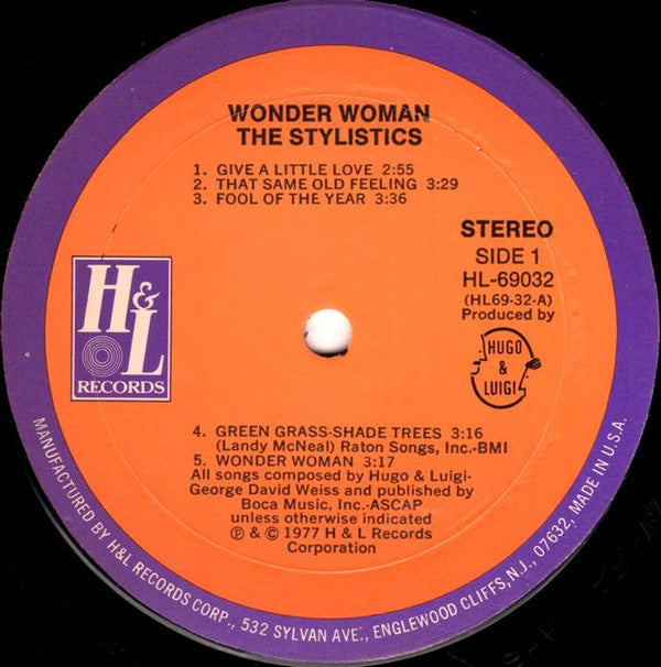 The Stylistics : Wonder Woman (LP, Album)