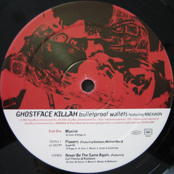 Ghostface Killah Featuring Raekwon : Bulletproof Wallets (2xLP, Album)