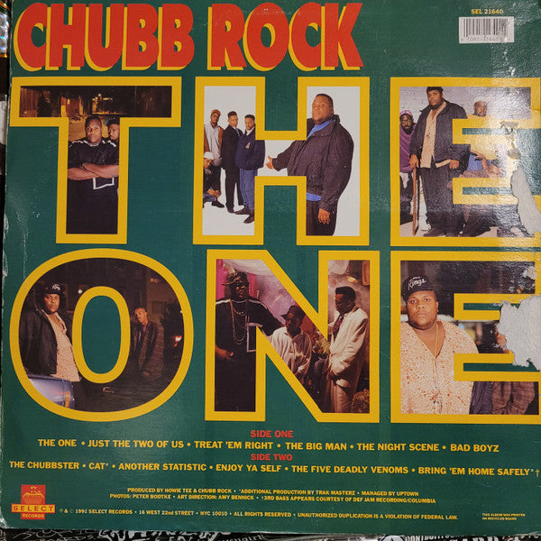 Chubb Rock : The One (LP, Album)