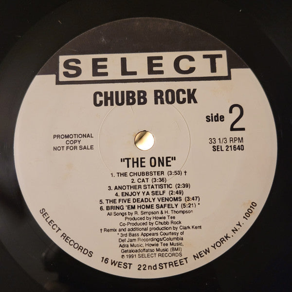 Chubb Rock : The One (LP, Album)