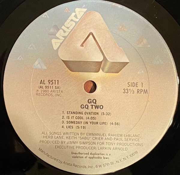GQ : GQ Two (LP, Album,  Te)
