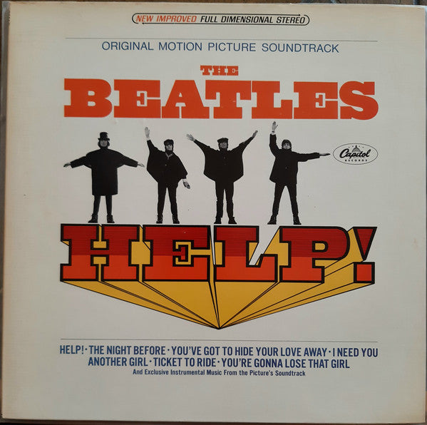 The Beatles : Help! (Original Motion Picture Soundtrack) (LP, Album, RE, Win)