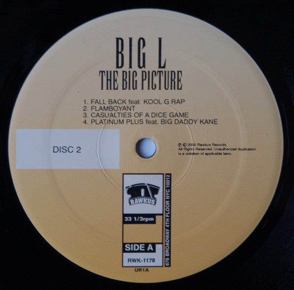 Big L : The Big Picture (1974 - 1999) (2xLP, Album)