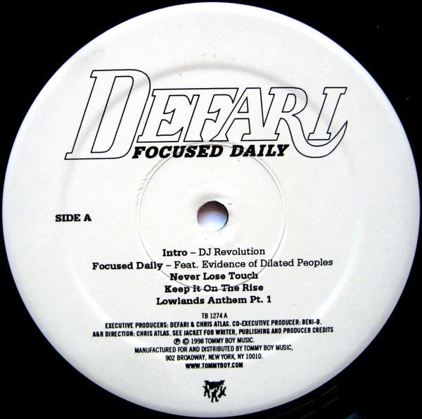Defari : Focused Daily (2xLP, Album)