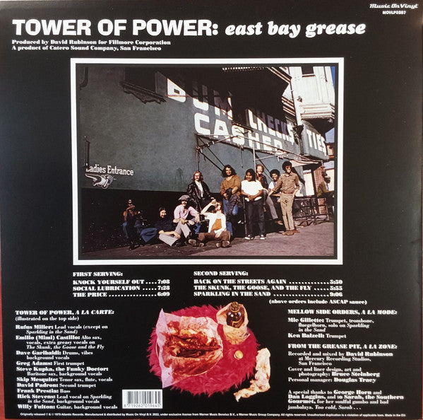 Tower Of Power : East Bay Grease (LP, Album, RE, 180)