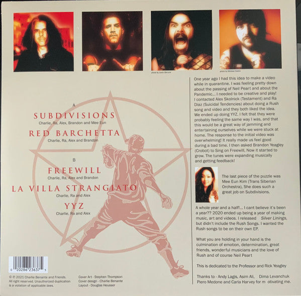 Charlie Benante : Moving Pitchers (12", EP, RSD, Blu)