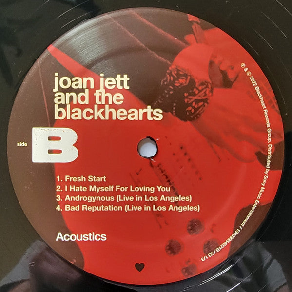 Joan Jett And The Blackhearts* : Acoustics (LP, Album, RSD)