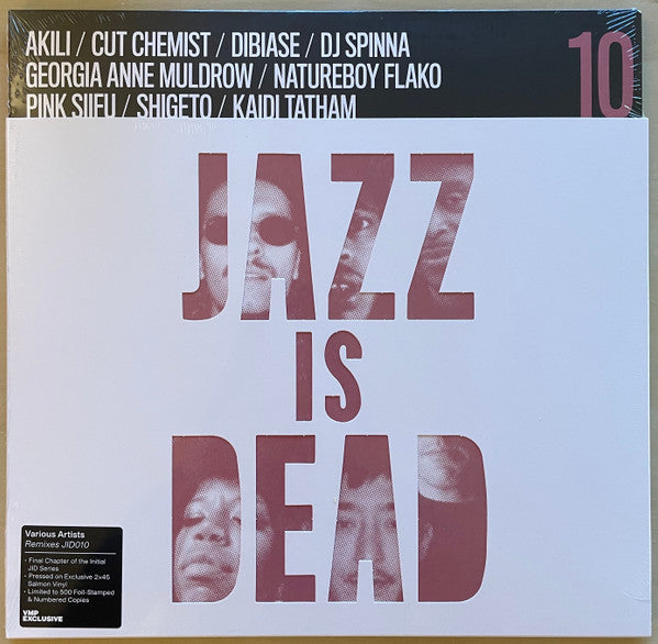 Adrian Younge & Ali Shaheed Muhammad : Jazz Is Dead 10 (Remixes) (2xLP, Album, Ltd, Num, Pin)