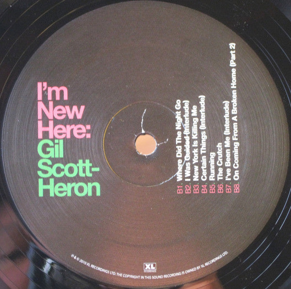 Gil Scott-Heron : I'm New Here (LP, Album, Gat)