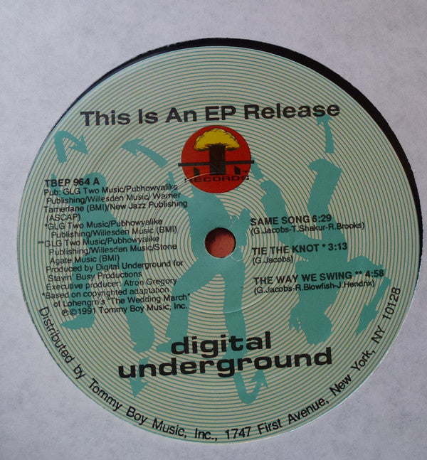 Digital Underground : This Is An E.P. Release (12", EP)
