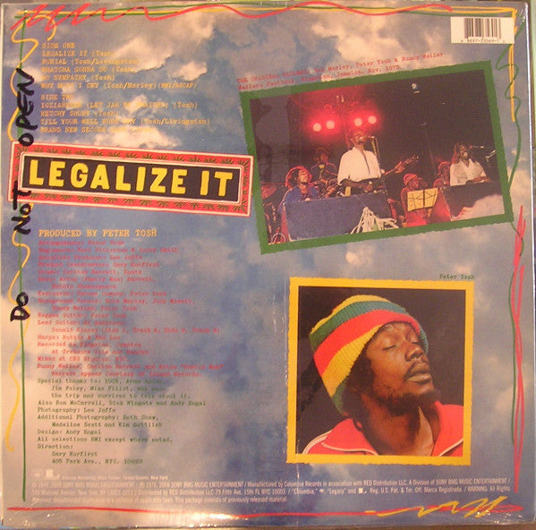 Peter Tosh : Legalize It (LP, Album, RE)