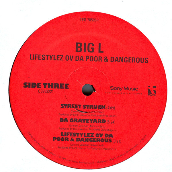 Big L : Lifestylez Ov Da Poor & Dangerous (2xLP, Album, RE, RM)
