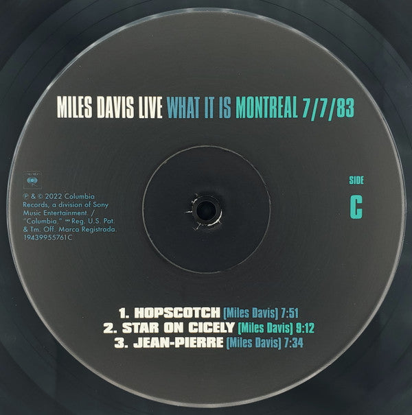 Miles Davis : Miles Davis Live - What It Is: Montreal 7/7/83 (2xLP, Gat)