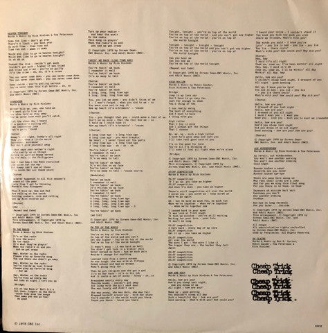 Cheap Trick : Heaven Tonight (LP, Album)