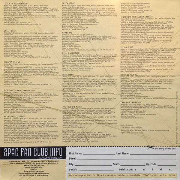 2Pac + Outlawz* : Still I Rise (2xLP, Album)