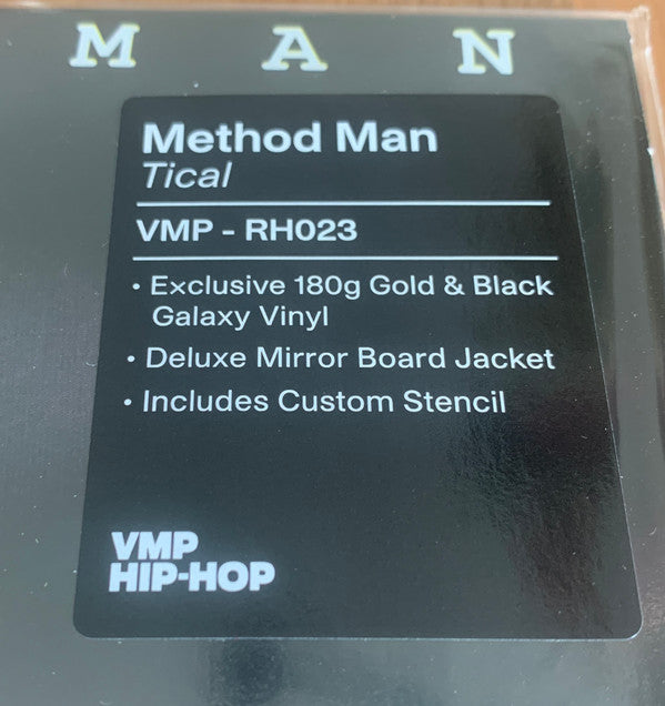 Method Man : Tical (LP, Album, Club, RE, RP, Gol)