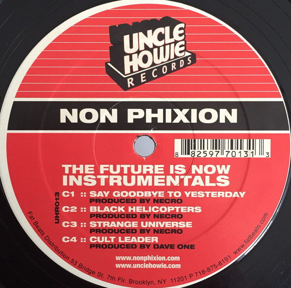 Non Phixion : The Future Is Now Instrumentals (2xLP)