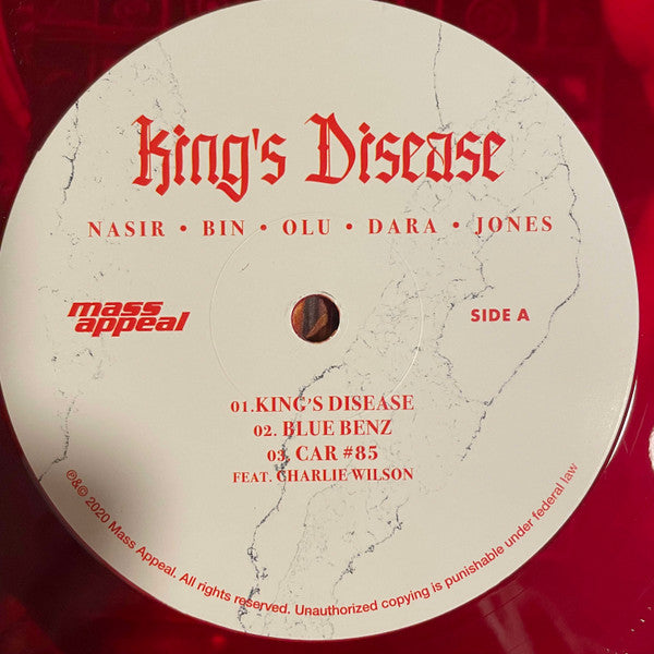 Nas : King's Disease (2xLP, Album, RE, Red)