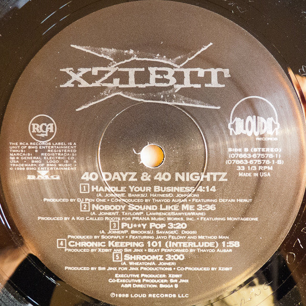 Xzibit : 40 Dayz & 40 Nightz (2xLP, Album)
