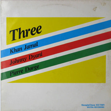 Khan Jamal, Pierre Dørge, Johnny Dyani : Three (LP, Album)