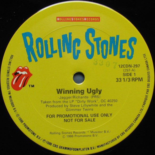 Rolling Stones* : Winning Ugly (12", Promo)