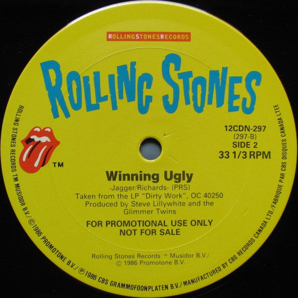 Rolling Stones* : Winning Ugly (12", Promo)