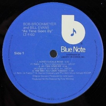 Bob Brookmeyer And Bill Evans : As Time Goes By (LP, Album, RE)