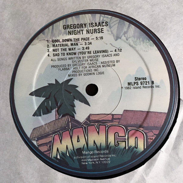 Gregory Isaacs : Night Nurse (LP, Album)
