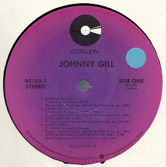 Johnny Gill : Johnny Gill (LP, Album)