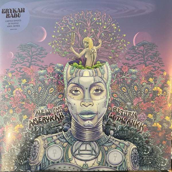 Erykah Badu : New Amerykah Part Two: Return Of The Ankh (2xLP, Album, Ltd, RE, Pur)