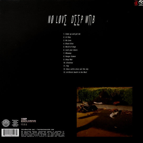 Death Grips : No Love Deep Web (LP, Album, Club, Ltd, Num, RE, Gre)