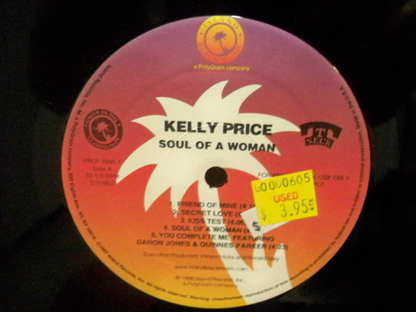 Kelly Price : Soul Of A Woman (LP, Album, Promo)