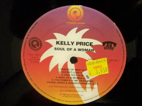 Kelly Price : Soul Of A Woman (LP, Album, Promo)