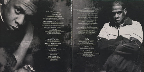 Jay-Z : The Black Album (2xLP, Album, Gat)