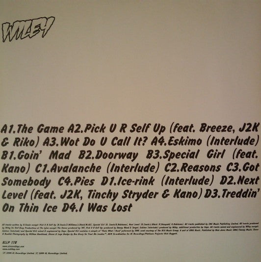 Wiley (2) : Treddin' On Thin Ice (2xLP, Album)