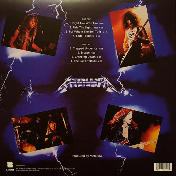Metallica : Ride The Lightning (LP, Album, RE, RM, RP)