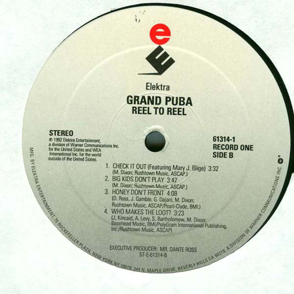 Grand Puba : Reel To Reel (2xLP, Album)