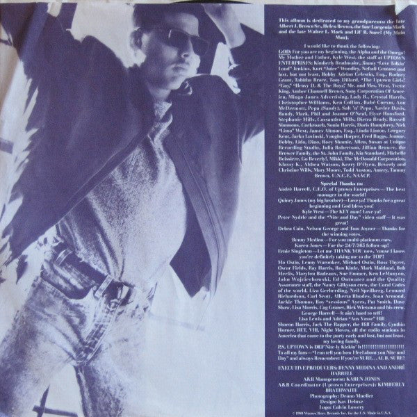 Al B. Sure! : In Effect Mode (LP, Album)
