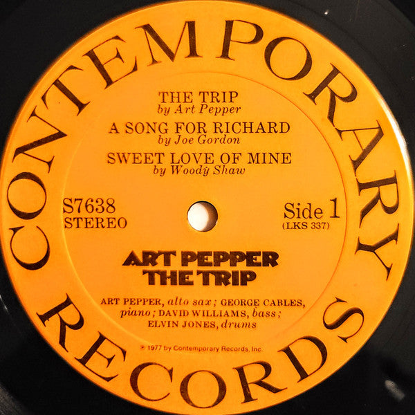 Art Pepper : The Trip (LP, Album)