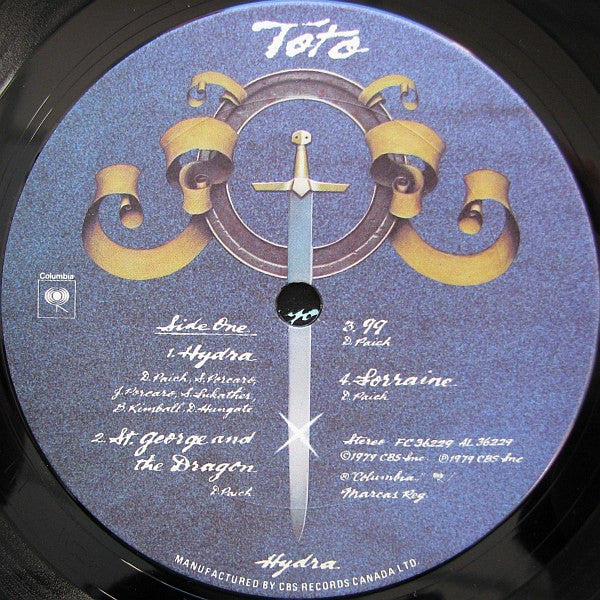 Toto : Hydra (LP, Album, Gat)