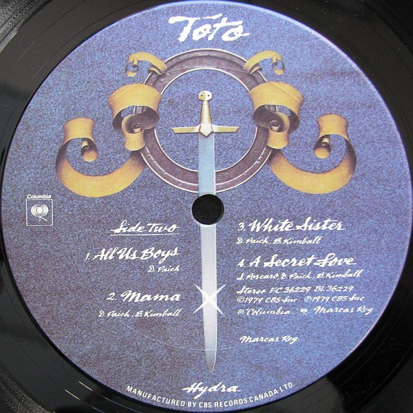 Toto : Hydra (LP, Album, Gat)