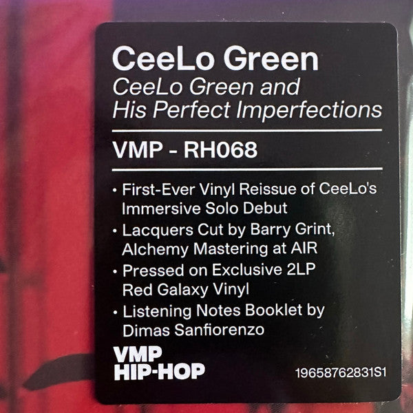Cee-Lo : Cee-Lo Green And His Perfect Imperfections (2xLP, Album, Club, RE, RM, Red)