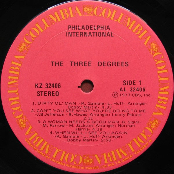 The Three Degrees : The Three Degrees (LP, Album)