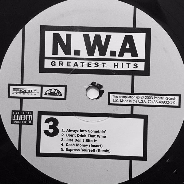 N.W.A. : Greatest Hits (2xLP, Comp)